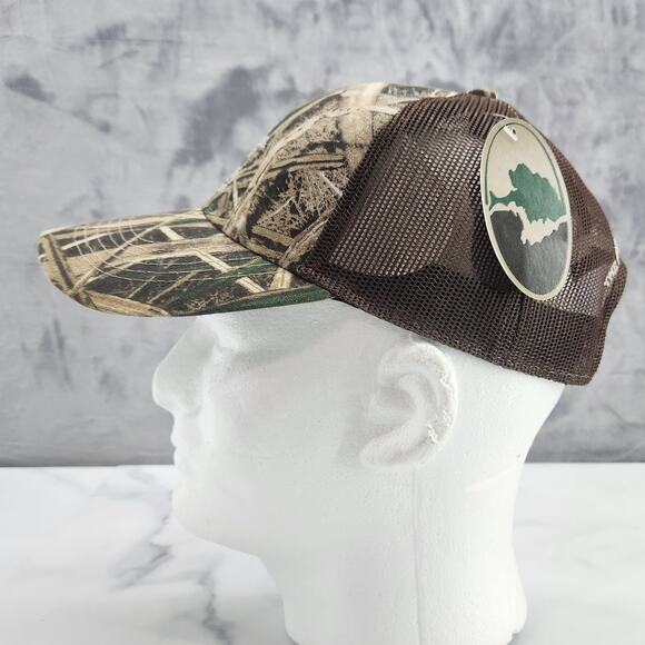 NWT Mossy Oak Delta Waterfowl camo baseball hat outdoor cap Mesh adjustable - Picture 2 of 7